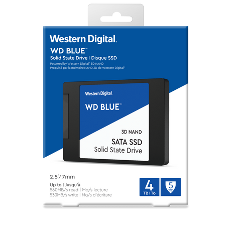 WD 4TB SSD BLUE 3D NAND 6,35(2,5") SATA3