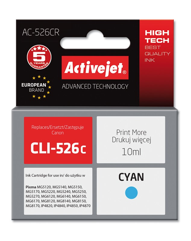 Activejet cyan črnilo CLI-526C