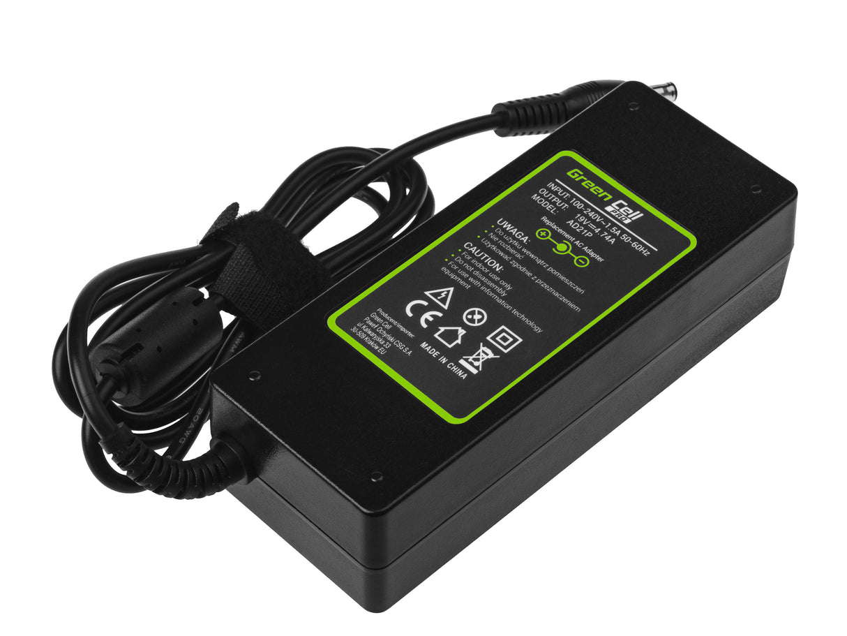 Green Cell PRO polnilec / AC Adapter 19V 4.74A 90W za Samsung R510 R522 R525 R530 R540 R580 R780 RV511 RV520 NP350E5C NP350V5C