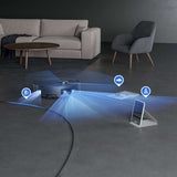 Dreame Aqua 10 Ultra Track robotski sesalnik, črn