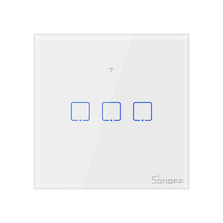 SONOFF pametno stensko stikalo Wi-Fi + RF433 trojno T1EU3C-TX