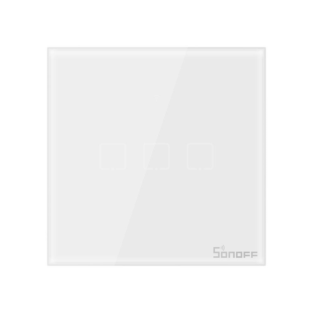 SONOFF pametno stensko stikalo Wi-Fi + RF433 trojno T1EU3C-TX
