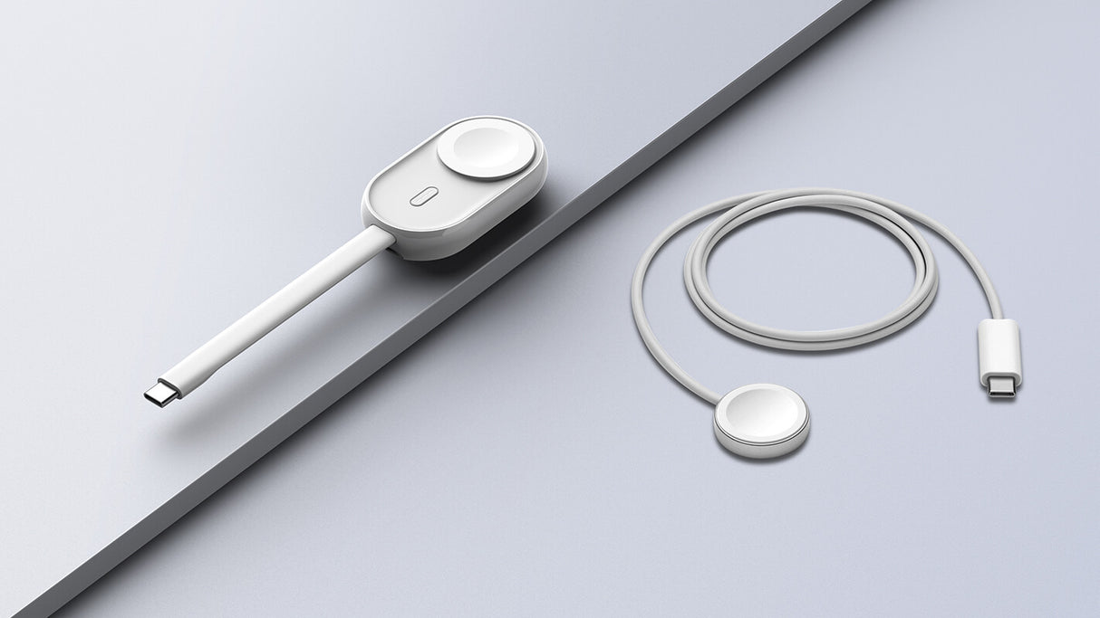 VEGER prenosna baterija za Apple Watch 1200 mAh, bela
