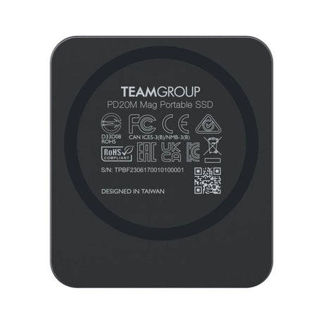 Teamgroup 1TB PD20M 2000MB/s Mag Prenosni SSD disk - Siva