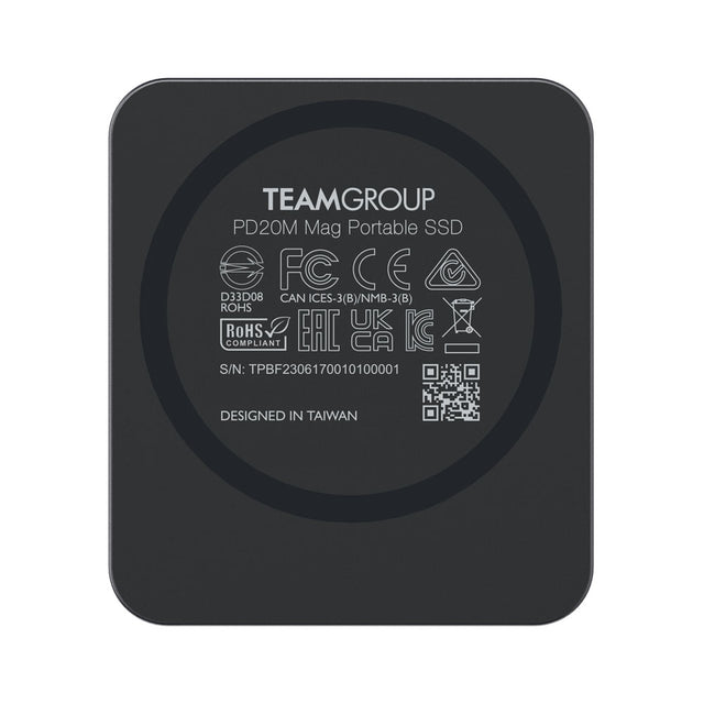 Teamgroup 2TB PD20M 2000MB/s Mag Prenosni SSD disk - Siva