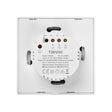 SONOFF pametno stensko stikalo Wi-Fi + RF433 dvojno T2EU2C-TX