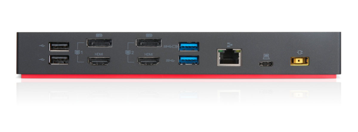 Priklopna postaja ThinkPad Hybrid USB-C + USB-A Dock, 135W