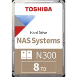 Toshiba 8TB N300 NAS 3,5" SATA 6Gb/s 7200rpm 512MB HDD disk
