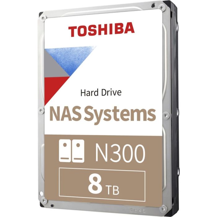 Toshiba 8TB N300 NAS 3,5" SATA 6Gb/s 7200rpm 512MB HDD disk
