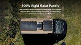 EcoFlow 2x 100W fiksni panel solarnih sončnih celic