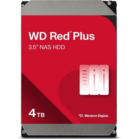 WD 4TB Red Plus 3,5" SATA 6Gb/s 5400rpm 128MB HDD disk