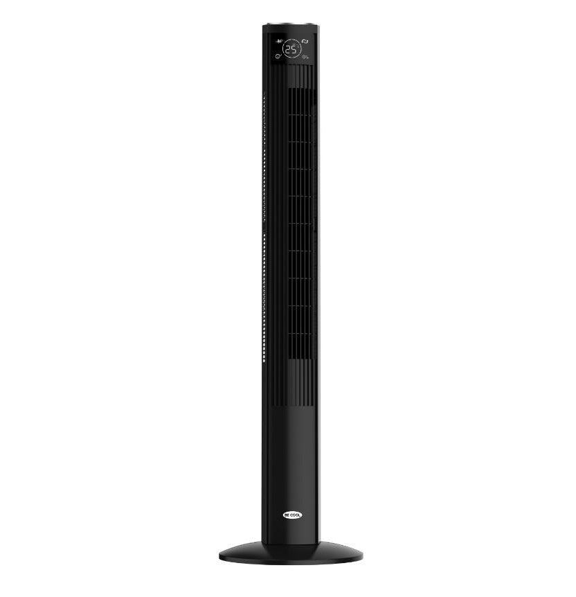 Be Cool Camp stolpni ventilator 121cm črn