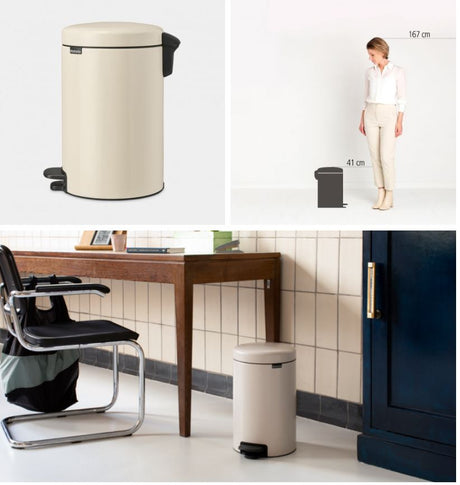 Brabantia koš za smeti 12L bež