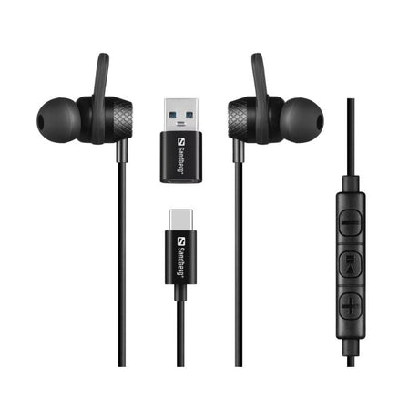 Sandberg USB-C/A In-Earset with Line-Mic žične slušalke z mikrofonom