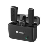 Sandberg Streamer USB-C Wireless Mic x2 brezžični mikrofon set