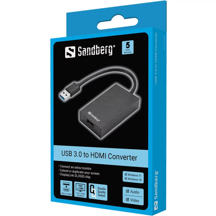 Sandberg USB 3.0 na HDMI pretvornik