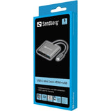 Sandberg USB-C Mini Dock HDMI+USB