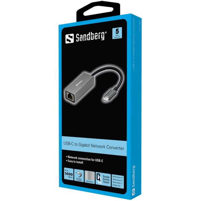 Sandberg USB-C Gigabit Network Adapter mrežni vmesnik