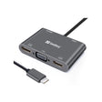 Sandberg USB-C Dock 2xHDMI+1xVGA+USB+PD priklopna postaja
