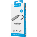 Sandberg USB-C v 4 x USB-C Hub