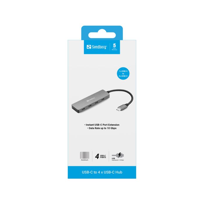 Sandberg USB-C v 4 x USB-C Hub