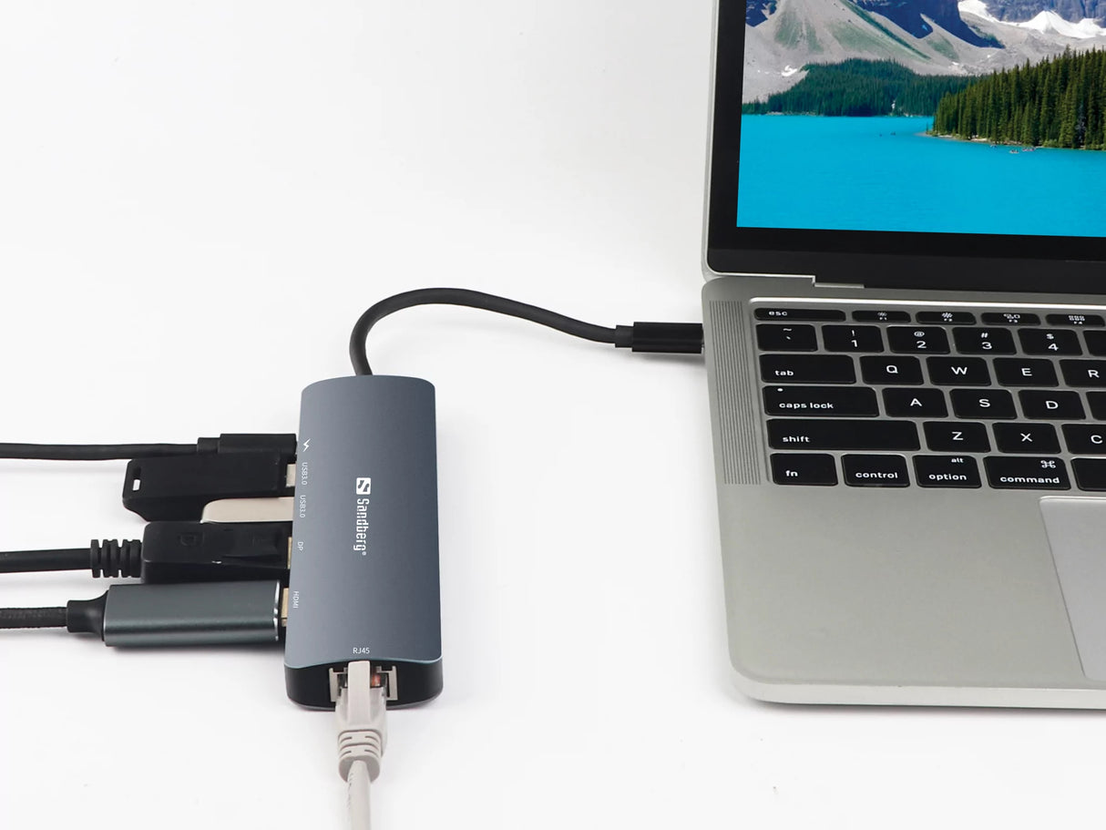 Sandberg USB-C 8K Display Dock priklopna postaja