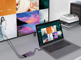 Sandberg USB-C 2xHDMI + USB + Power Delivery priklopna postaja za 2 monitorja