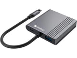 Sandberg USB-C 2xHDMI + USB + Power Delivery priklopna postaja za 2 monitorja