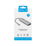 Sandberg USB-C to 5xUSB-C+2xUSB-A 100W priklopna postaja