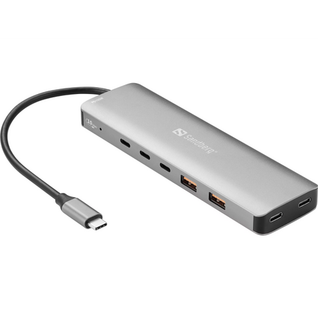 Sandberg USB-C to 5xUSB-C+2xUSB-A 100W priklopna postaja