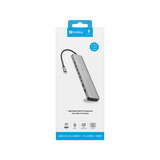 Sandberg USB-C to 8xUSB-C+2xUSB-A 100W priklopna postaja