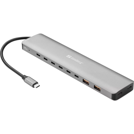 Sandberg USB-C to 8xUSB-C+2xUSB-A 100W priklopna postaja
