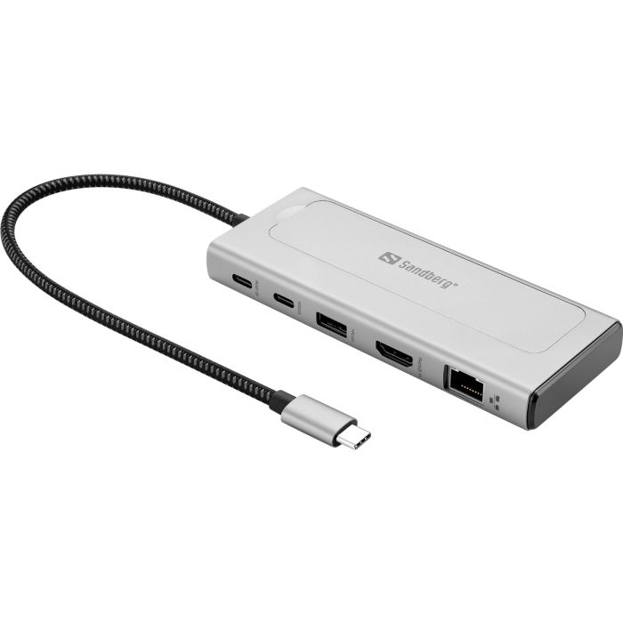 Sandberg USB-C 6in1 Travel Dock z M.2 SSD režo