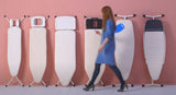 Brabantia prevleka in podloga za likalno desko C 124x45cm bež
