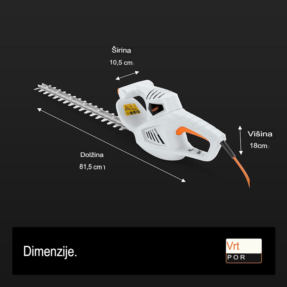 VonHaus električne škarje za grmičevje 450W