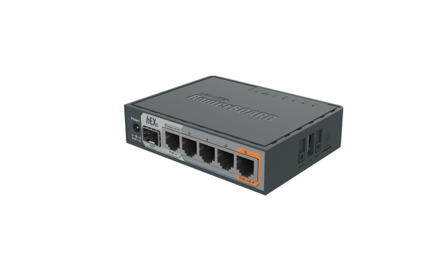 Mikrotik 5-portni gigabitni usmerjevalnik hEX S RB760IGS