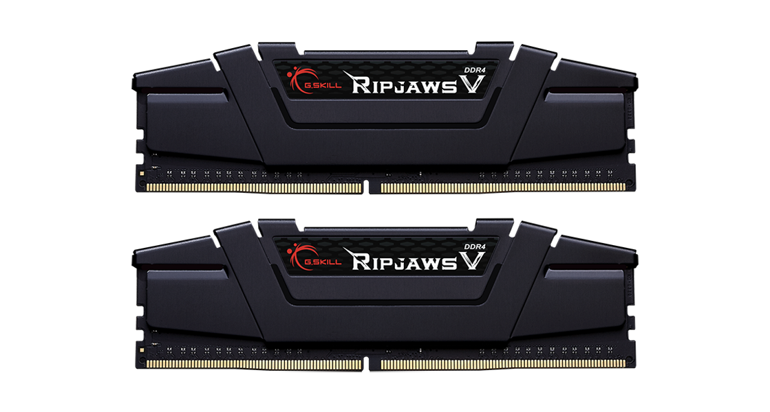 G.Skill Ripjaws V 32GB Kit (2x16GB) DDR4-3200MHz, CL14, 1.35V