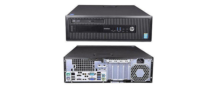 Obnovljen računalnik HP Elitedesk 800 G1 SFF, i7-4770, 16GB, 128GB, Windows 10 Pro