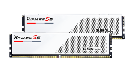 G.Skill Ripjaws S5 32GB Kit (2x16GB) DDR5-5200MHz, CL36, 1.20V, WHITE