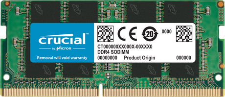 Crucial 32GB DDR4-3200 SODIMM PC4-25600 CL22, 1.2V