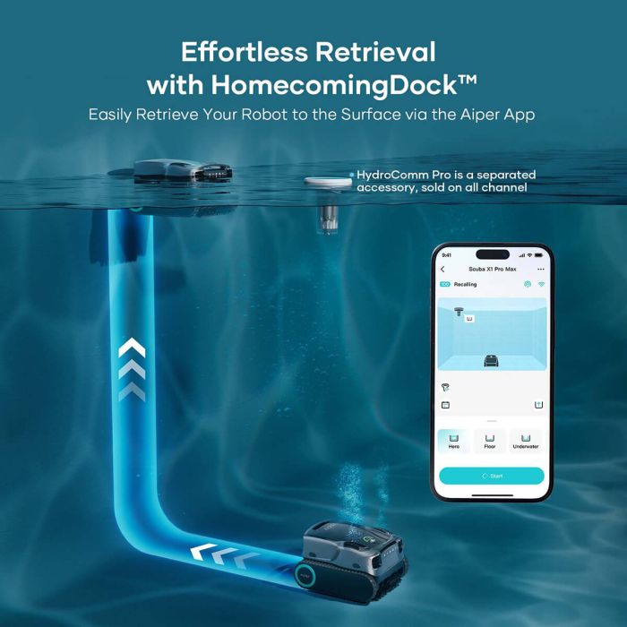 AIPER Scuba X1 Pro Max baterijski robotski sesalnik za bazen