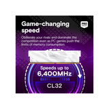 Crucial Pro 16GB DDR5-6400 UDIMM CL32, 1.35V, Bel