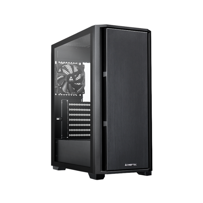 CHIEFTEC Pro Midi TG ATX ohišje, črno