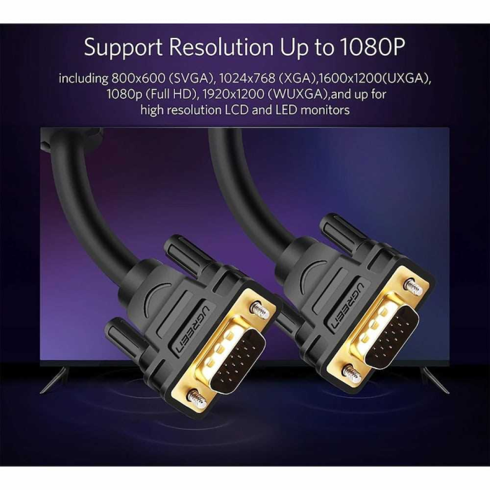 Ugreen VGA kabel 2M