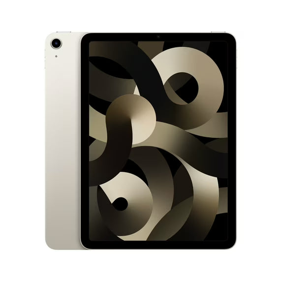 Obnovljen iPad Air 5 10.9" (64GB Wifi) Razred A, Starlight, Cellular