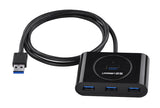 Ugreen USB 3.0 4 Ports Hub črn 1m - box