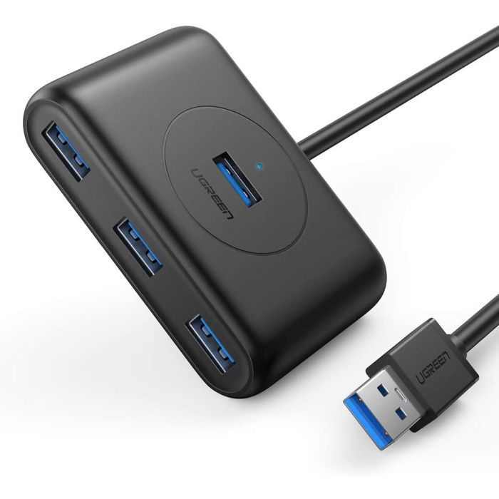 Ugreen USB 3.0 4 Ports Hub črn 1m - box
