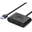 Ugreen USB 3.0 4 Ports Hub črn 0,5m - box