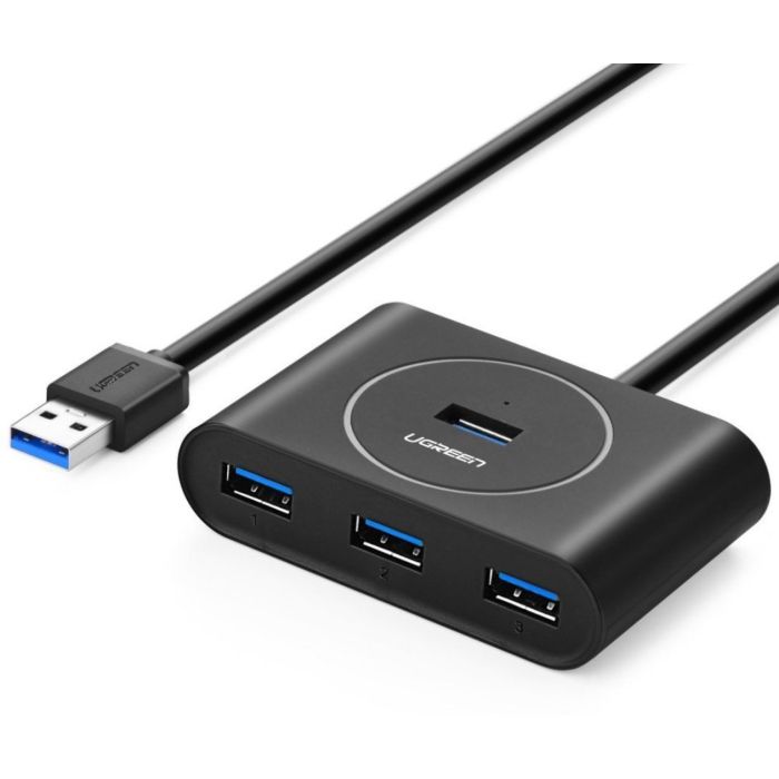 Ugreen USB 3.0 4 Ports Hub črn 0,5m - box
