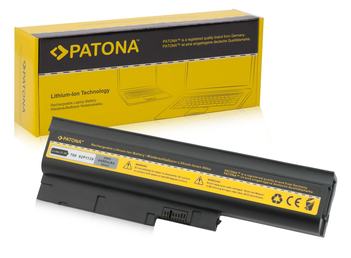 Patona baterija za IBM Lenovo ThinkPad T61 T60 R61 4400mAh